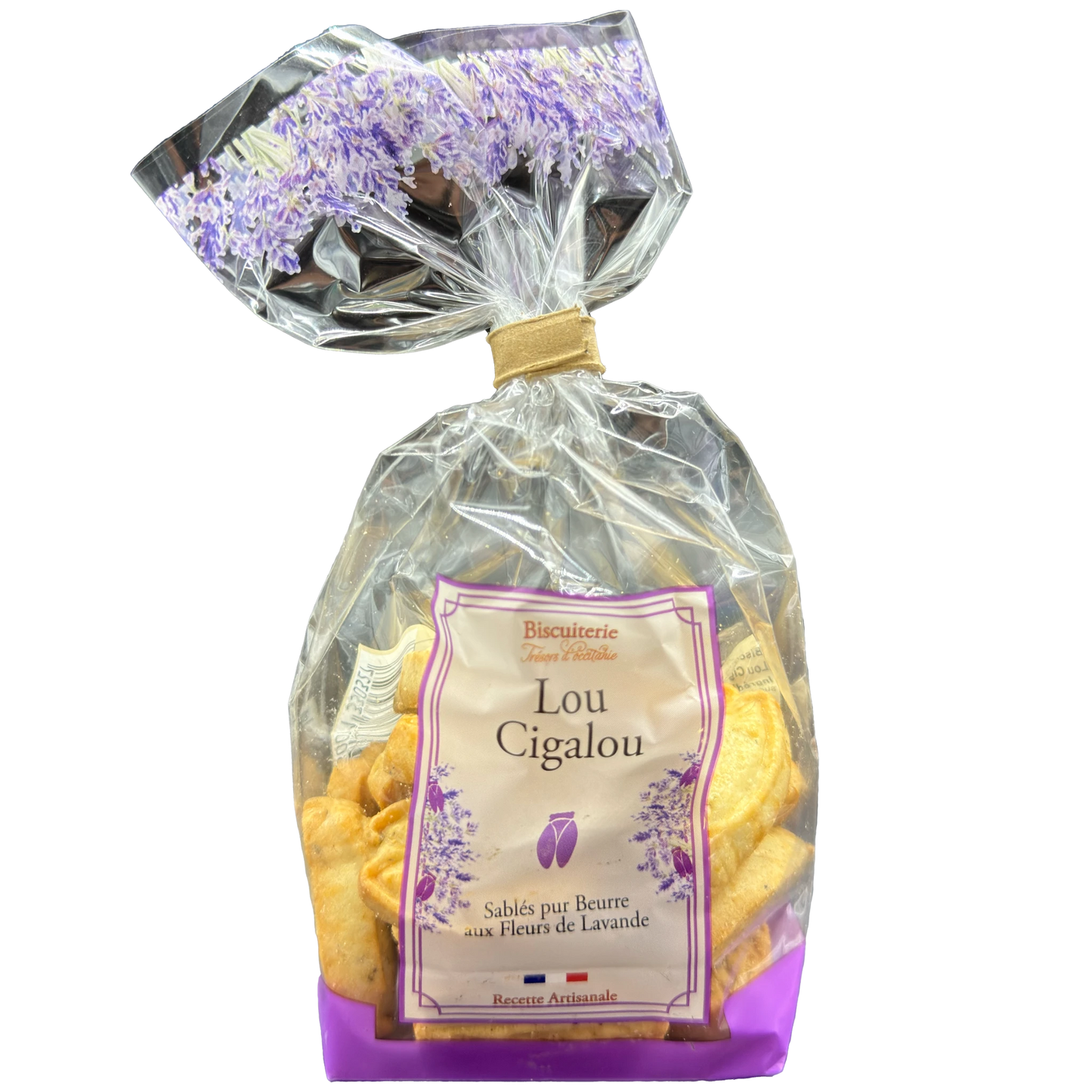"Lou Cigalou" - Sablés pur Beurre aux Fleurs de Lavande