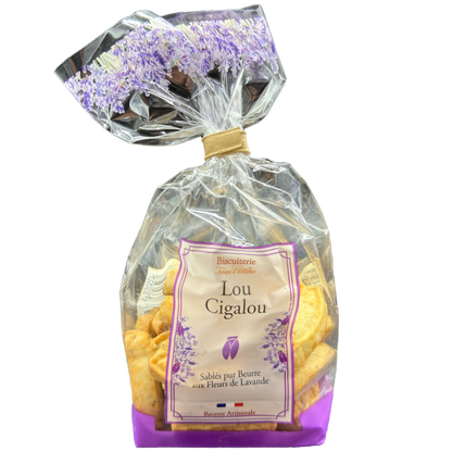 "Lou Cigalou" - Sablés pur Beurre aux Fleurs de Lavande